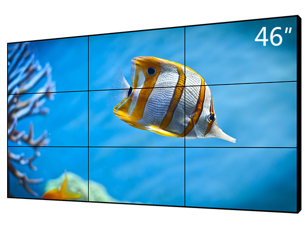 46寸5.3mm拼縫LED標亮液晶拼接單元